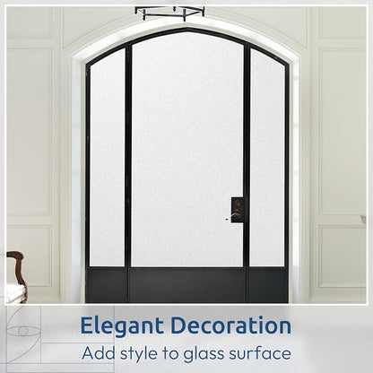 rabbitgoo Window Privacy Film, Non-Adhesive Frosted Glass Window Film - Image 8