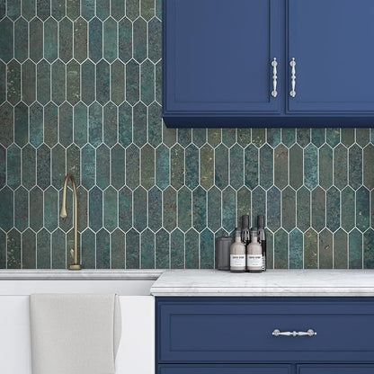 SUNWINGS Backsplash Tile for Kitchen Peel and Stick, Stone Composite Self - Image 5