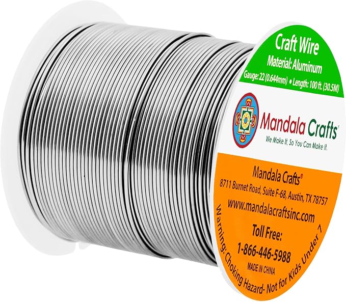 Mandala Crafts 22 Gauge Anodized Aluminum Craft Wire - Image 2