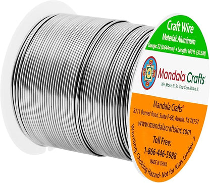 Mandala Crafts 22 Gauge Anodized Aluminum Craft Wire - Image 2