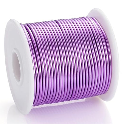 12 Gauge Light Purple Aluminum Craft Wire - Image 2