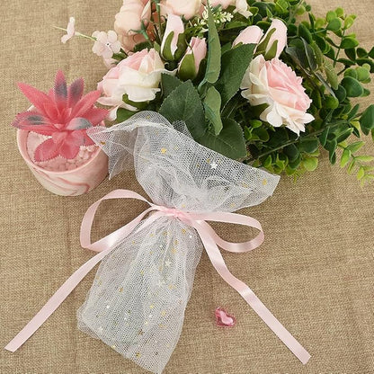 TONIFUL 3/8 Inch x 100yds Light Pink Satin Ribbon Thin Solid Fabric Ribbons Roll - Image 3
