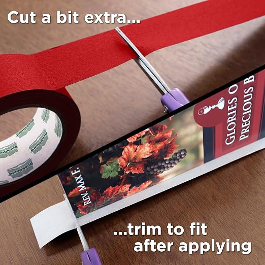 BookGuard 1-1/2 Inch Vinyl-Coated Cotton Cloth Bookbinding Repair Tape - Image 3