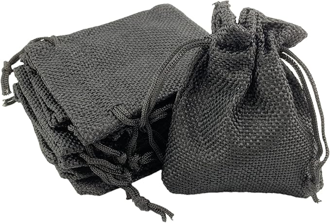 Palmhomee Pack of 25 Burlap Gift Bags by Palmhomee