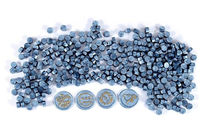 Yoption 360 Pcs Blue Sealing Wax Beads Set - Image 5
