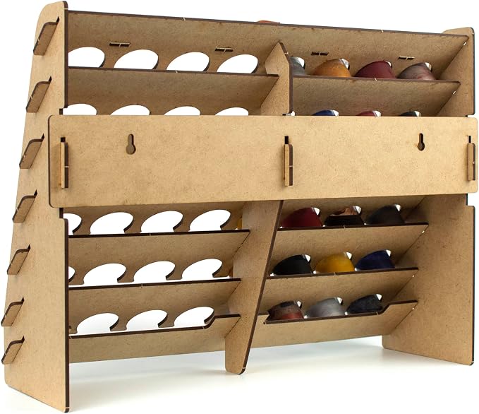 Paint Rack for model paints. Hobby craft Citadel compatible wall paint rack - Image 7