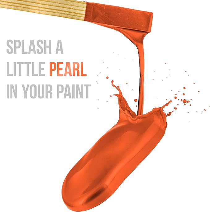 U.S. Art Supply Jewelescent Mica Pearl Pigment Powder, Saffron Orage 3.5 oz - Image 4
