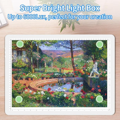 TOHETO A3 Light Board for Diamond Painting, Super Bright Magnetic Light Pad - Image 8