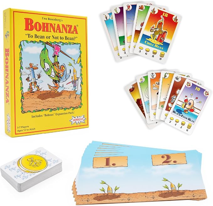 Amigo Games Bohnanza Classic Card Game – Plant & Harvest Your Beans in This by AMIGO