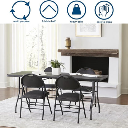 COSCO Molded Folding Banquet Table w/Handle - Image 5