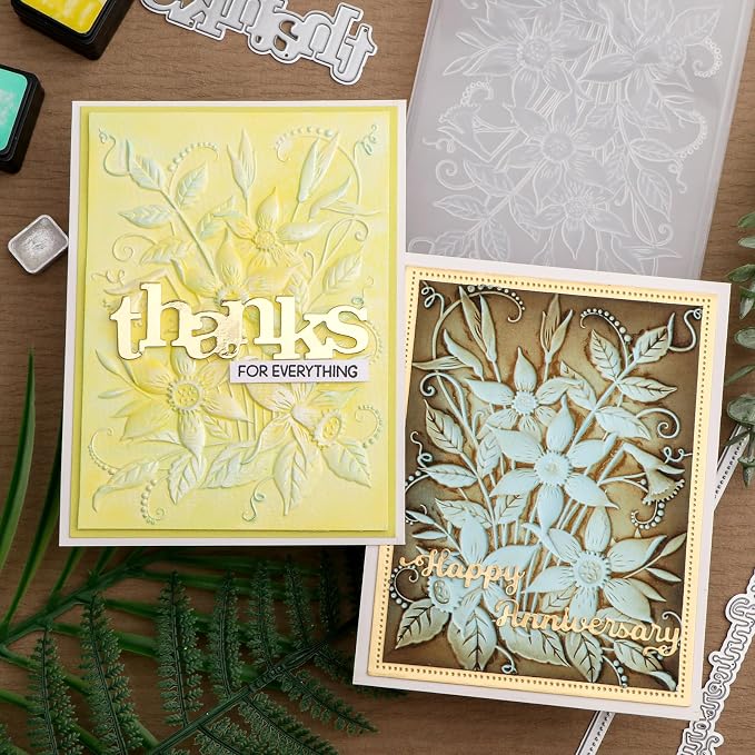 BAOFALI 3D Embossing Folders Daffodil Clear Textured - Image 8