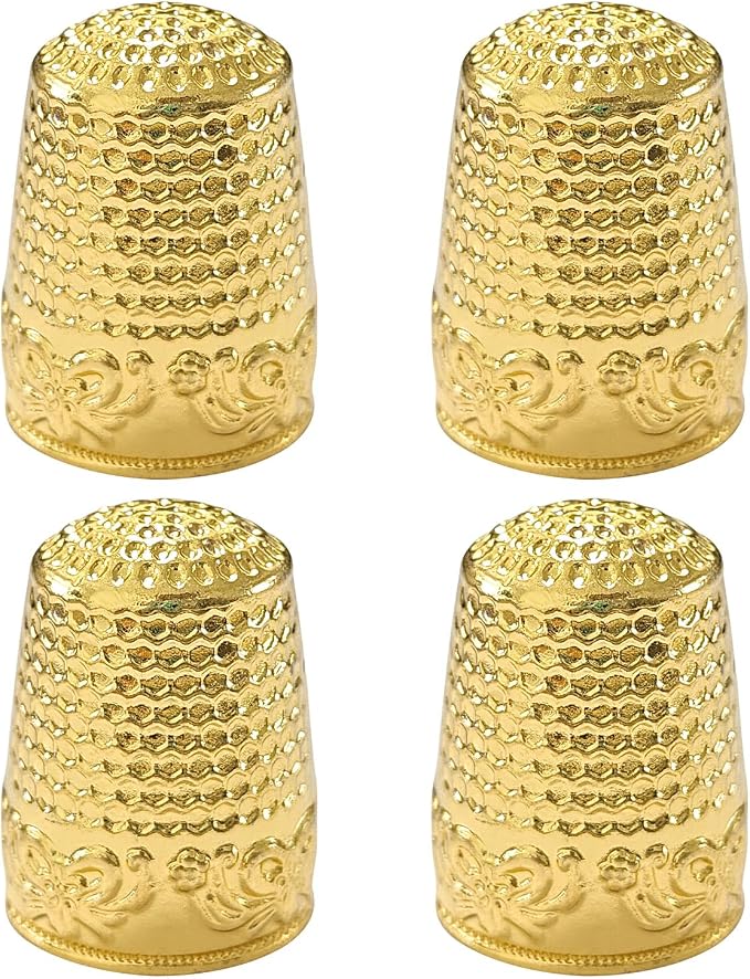 FR 4Pcs Sewing Thimbles, Metal Thimbles by Unknown