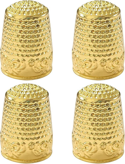 FR 4Pcs Sewing Thimbles, Metal Thimbles by Unknown