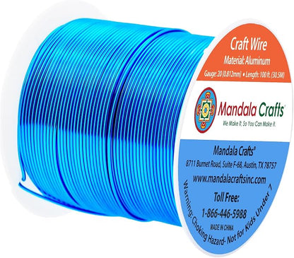 Mandala Crafts 20 Gauge Anodized Aluminum Craft Wire - Image 2