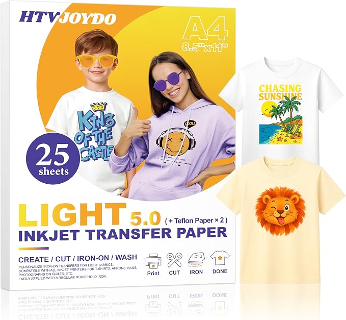 HTVJOYDO Iron-On Heat Transfer Paper by Unknown