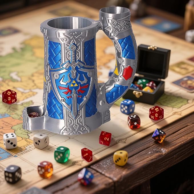 Dice Tower Mug, Dice Rolling Tower, Comes - Image 2