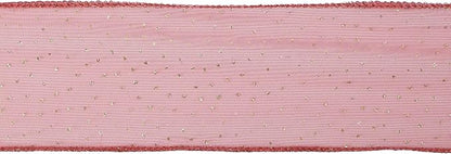 MEEDEE Red Gold Wired Ribbon - Image 8