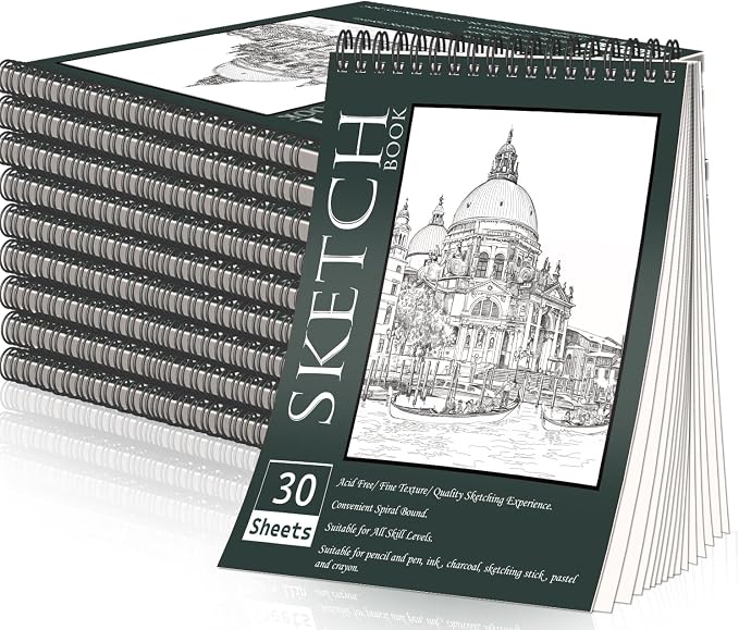 OSIMIG 10 Pack Sketch Books by OSIMIG
