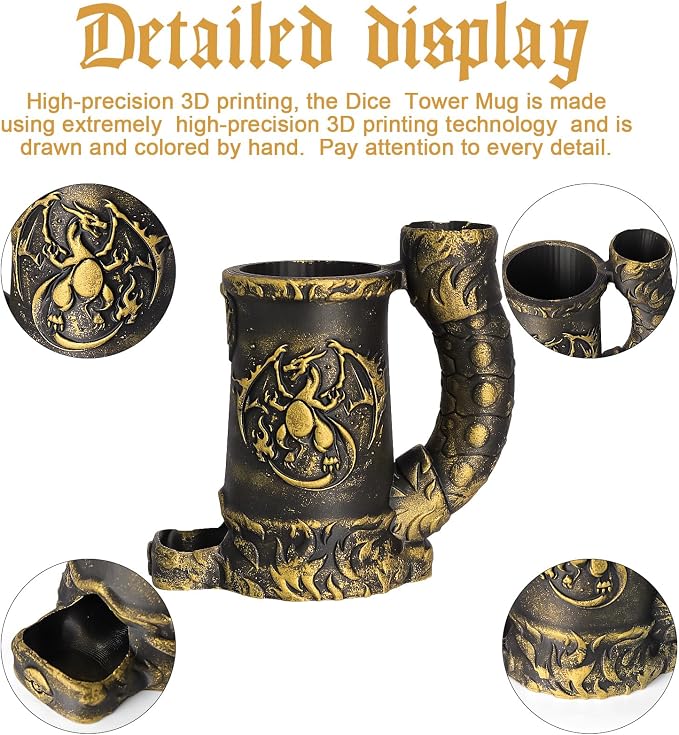 Mug Dice Tower - Dice Rolling Tower, - Image 3