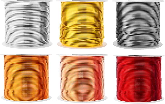 Mandala Crafts 18 Gauge Anodized Aluminum Craft Wire by MandalaCrafts