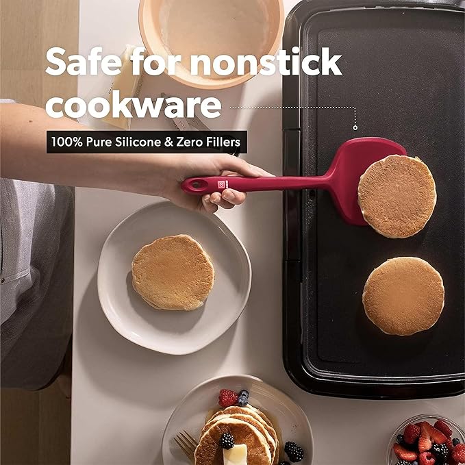 New DI ORO Seamless Series Moda 4-Piece Silicone Turner Spatula Set - Image 3
