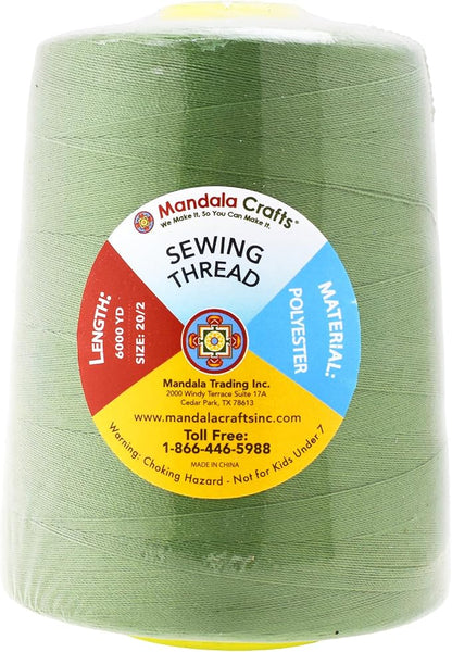 Mandala Crafts 4 Pack of Serger Threads Cones Spools - Image 3
