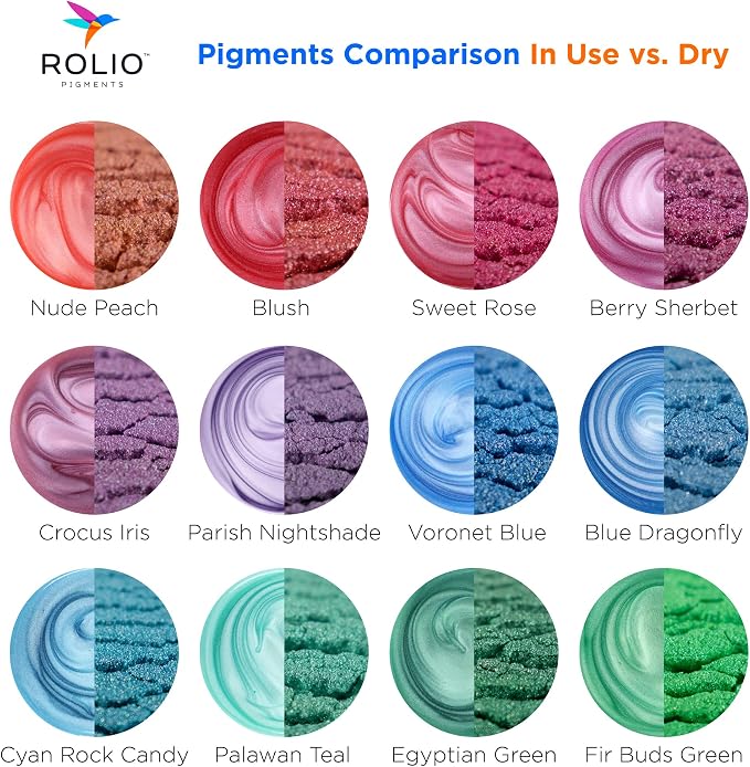 Rolio Mica Powder Pearlescent Color Pigment - Image 3