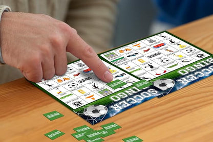 Soccer Bingo Game, Soccer Party Games Bingo Cards - Image 3