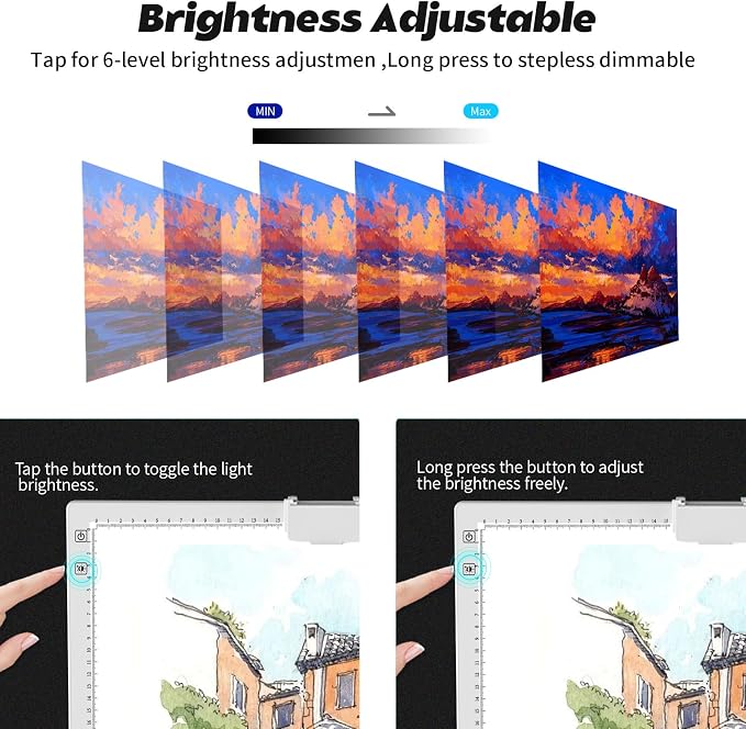 Wireless Rechargeable A3 Light Pad - Image 6