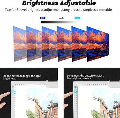 Wireless Rechargeable A3 Light Pad - Image 6