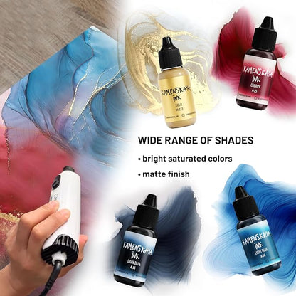 Alcohol Ink Set #2: Matched Color Combination of Alcohol Inks - Image 3