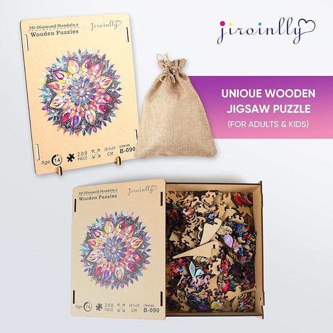 Wooden Jigsaw Puzzles 500 Pcs - Image 6