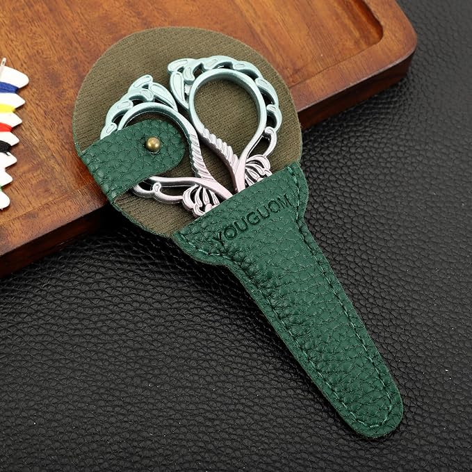 Sharp Detail Scissors with Case Embroidery Sewing Crafting Scissor - Image 9