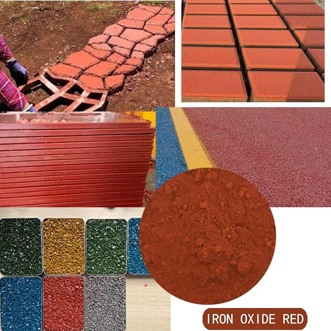 Concrete Cement Red Iron Oxide Pigment Powder, Dye Color - Image 6