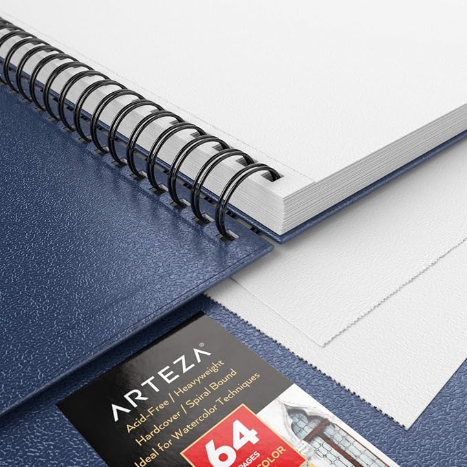 ARTEZA ARTZ-9156 Watercolor-Paper, 9x12-inch-2 Pack - Image 6