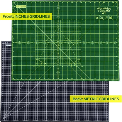 Thickness-Upgraded 18" x 24" Self Healing Sewing Mat, WerkWise Rotary Cutting - Image 2