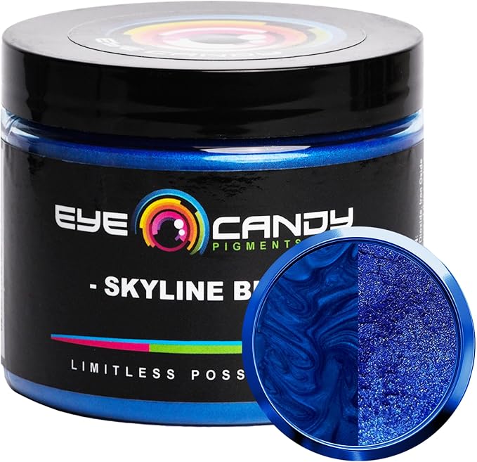 Eye Candy Premium Mica Powder Pigment “Skyline Blue” Multipurpose DIY Arts and by EyeCandyPigments