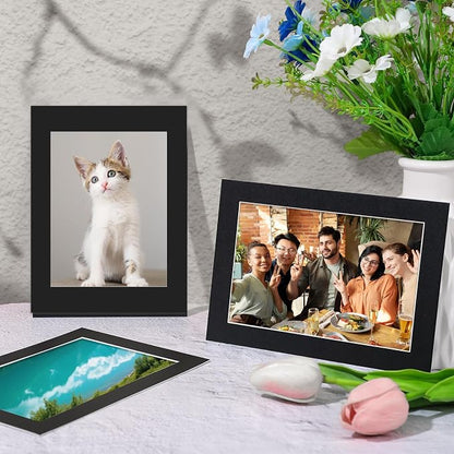 15 Pack 12x16 Black Picture Mats, Frame Mattes - Image 7