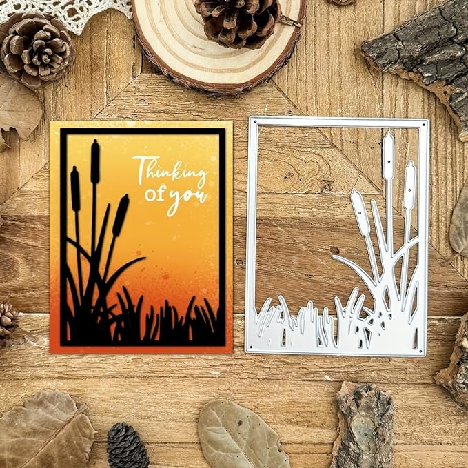 Lapoo Metal Cutting Die for Scrapbooking, 3D Backgrounds Frame New Cutting Dies by LAPOO