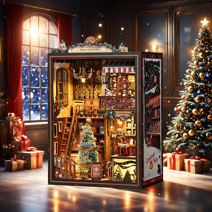 Book Nook Kit - DIY Miniature Dolls House Kit - Image 9