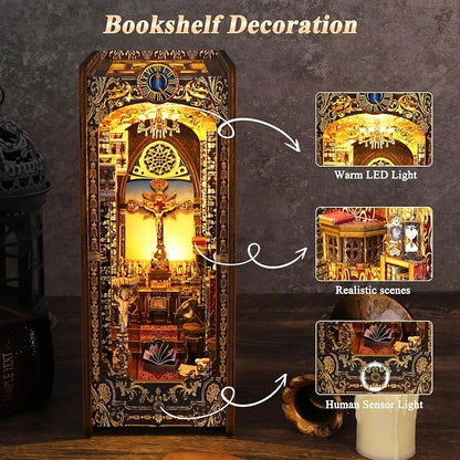 Spobot Book Nook Kit DIY Bookshelf Decor Kit - Image 5