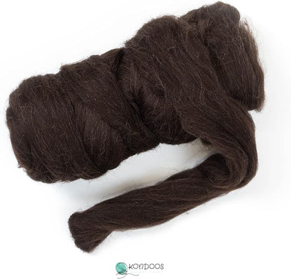 Kondoos Natural Wool roving, 8 OZ. Best - Image 5