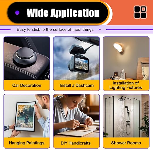 30 Pcs Large Strong Double Sided Adhesive Pads, Made of 3M, Heavy Duty Square - Image 6