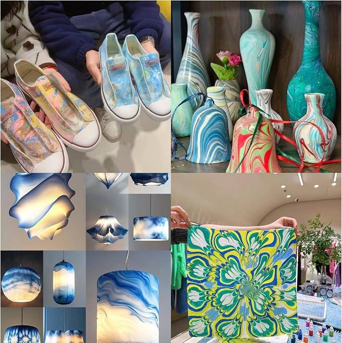 27PCS Water Marbling Painting Kit, Christmas Water Paint - Image 3