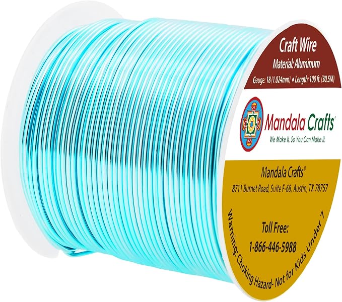 Mandala Crafts 18 Gauge Anodized Aluminum Craft Wire - Image 2