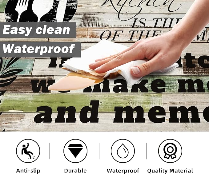 weesire Kitchen Mats for Floor Anti Fatigue Mats for Kitchen Floor Kitchen Rugs - Image 5