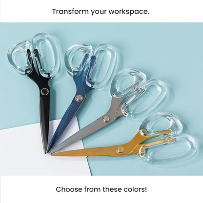 OfficeGoods 9” Stainless Steel Acrylic Scissors - Image 7