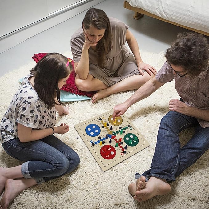 Juegoal 7-in-1 Wooden Board Game Set - Image 9