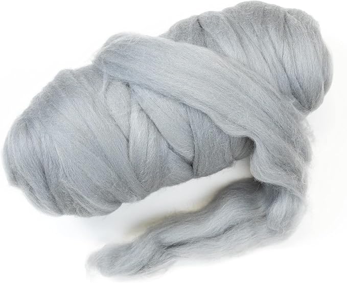 Kondoos Colored Natural Wool roving, 1 lb. Best Wool by Kondoosnaturalfibers