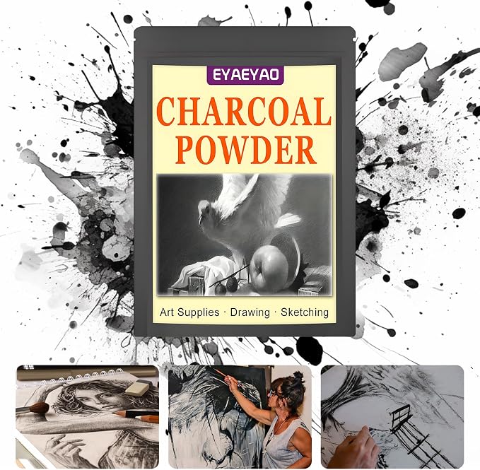 Premium Charcoal Powder for Drawing & Sketching - Image 4